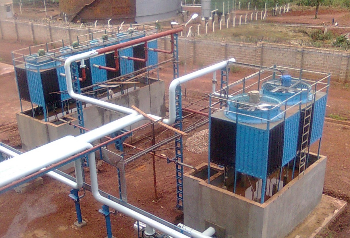 Pultruded FRP counter flow Cooling Tower